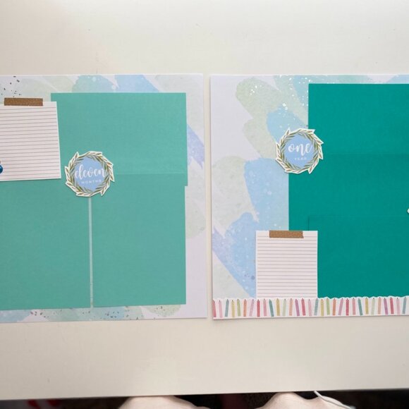 12x12 Baby Boy Premade Scrapbook, Baby Shower Gift, Gift for New Mom - Picture 12 of 14